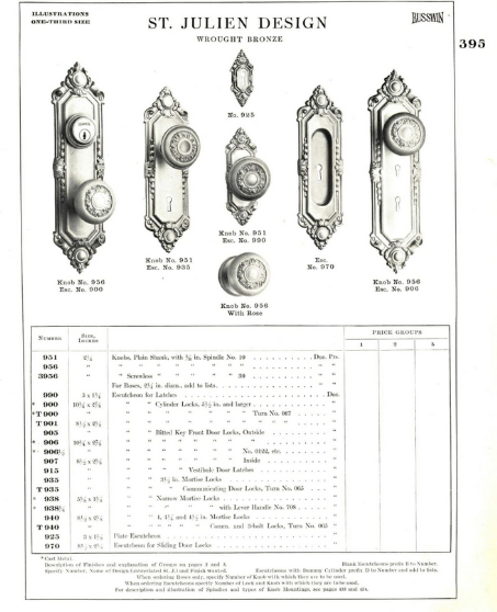 Russell and Erwin St. Julien Doorknob image 2