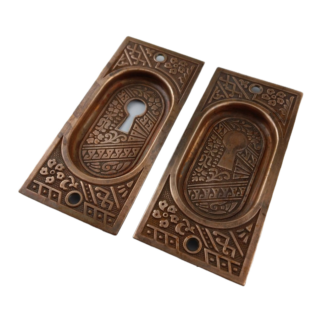 Corbin Ceylon Pocket Door Plates image 1