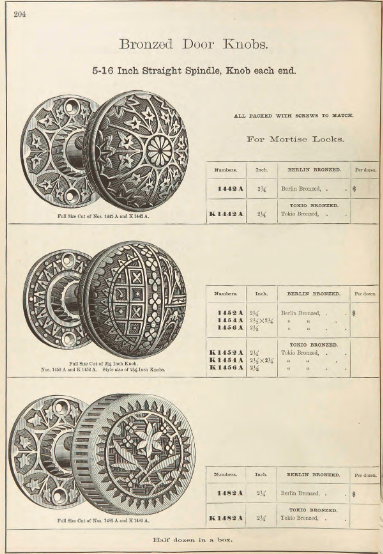 Sargent 1888 Doorknob Set image 3
