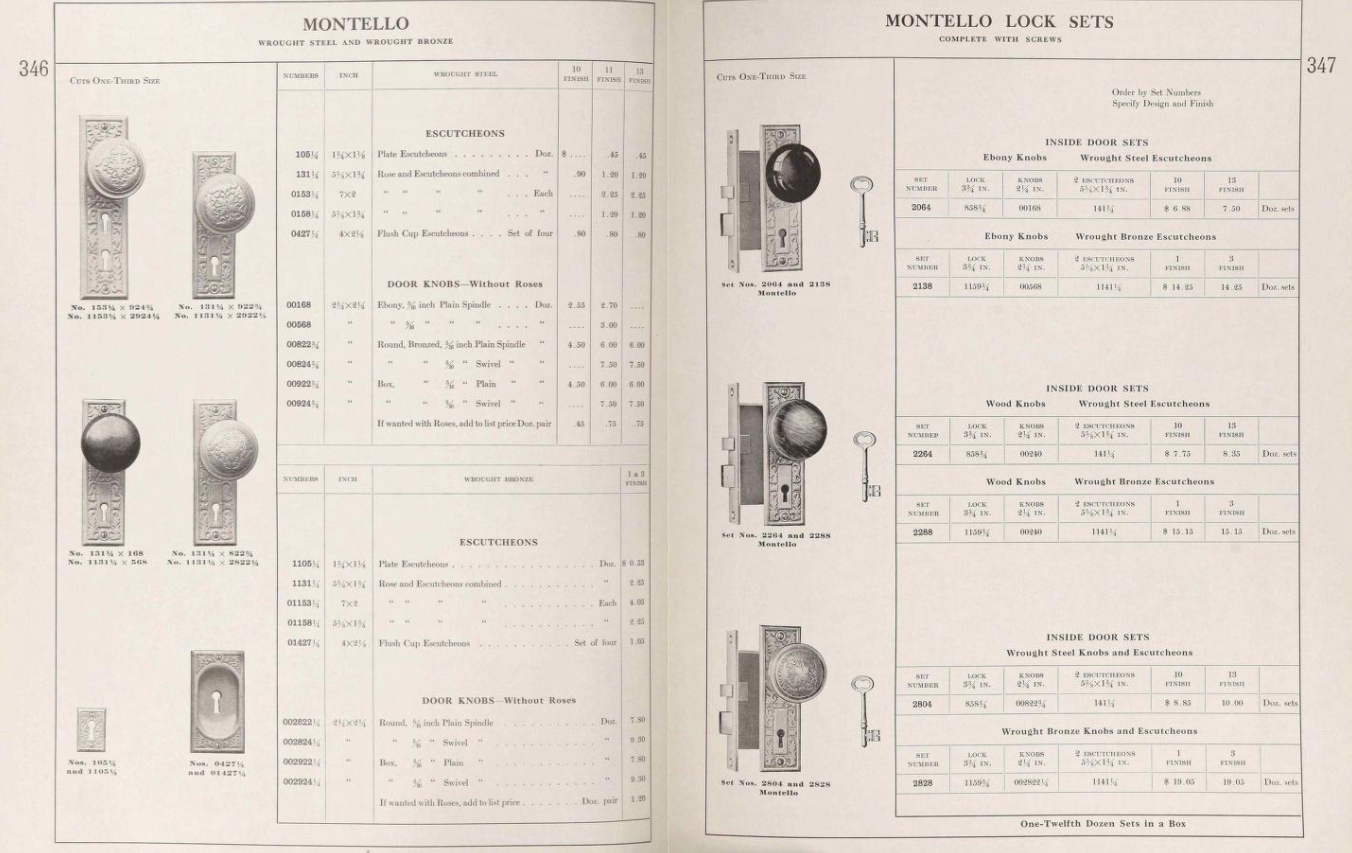 Reading Montello Door Plate image 3