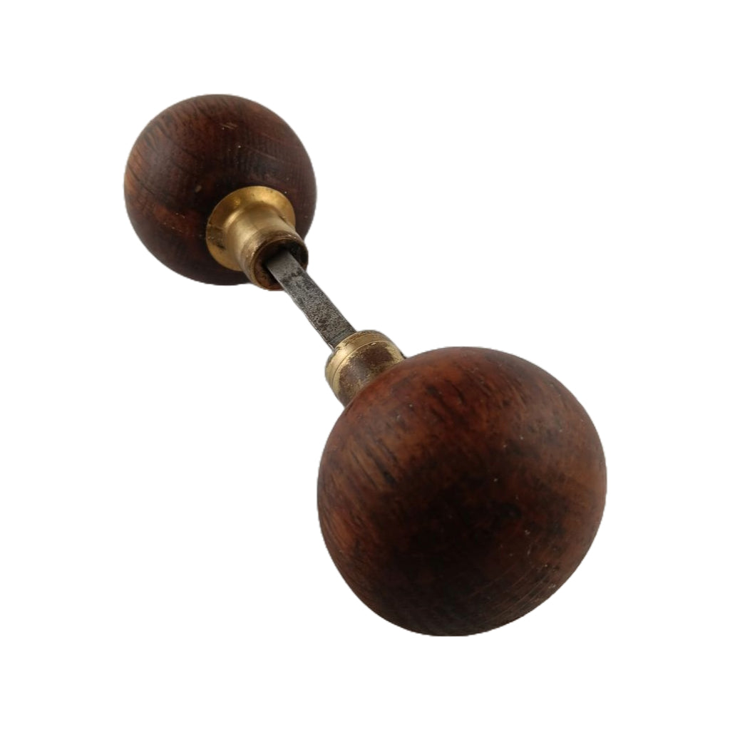 Round Wood Doorknob Set image 2