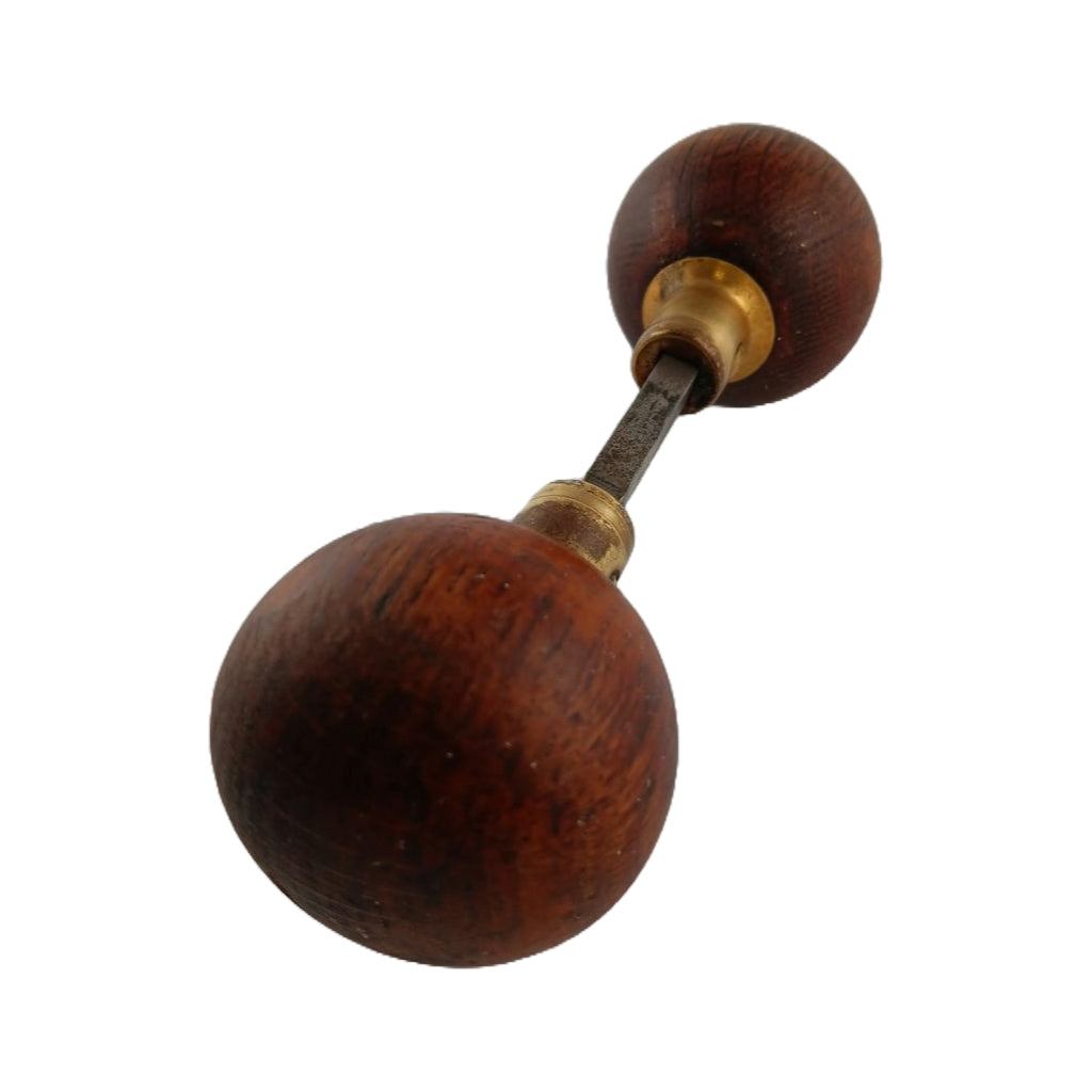 Round Wood Doorknob Set image 0