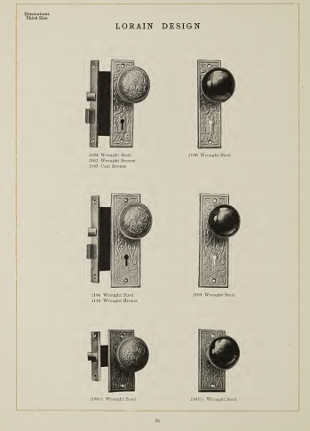 Taylor and Boggis Lorain Doorknobs image 3