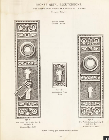 Bouquet Door Plate by Brittan Graham & Mathes image 1