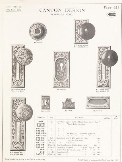 Corbin Canton Var Doorknob Set image 2