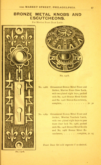 Mallory Wheeler Fleur de Lis Door Set image 5