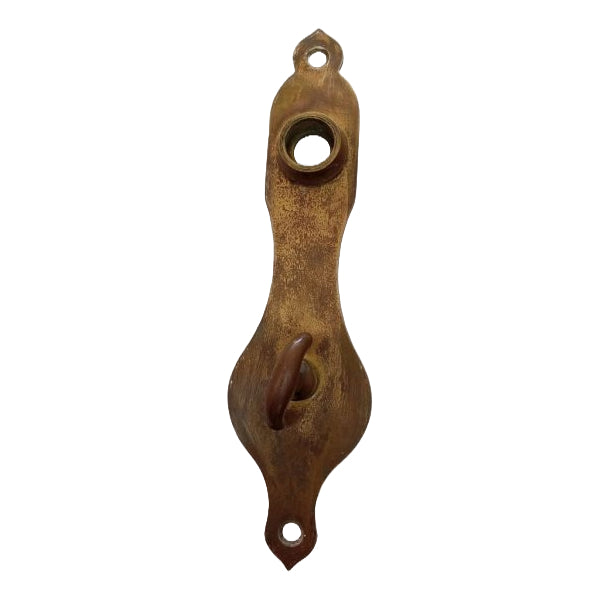 Solid Brass Latch Door Plate image 0