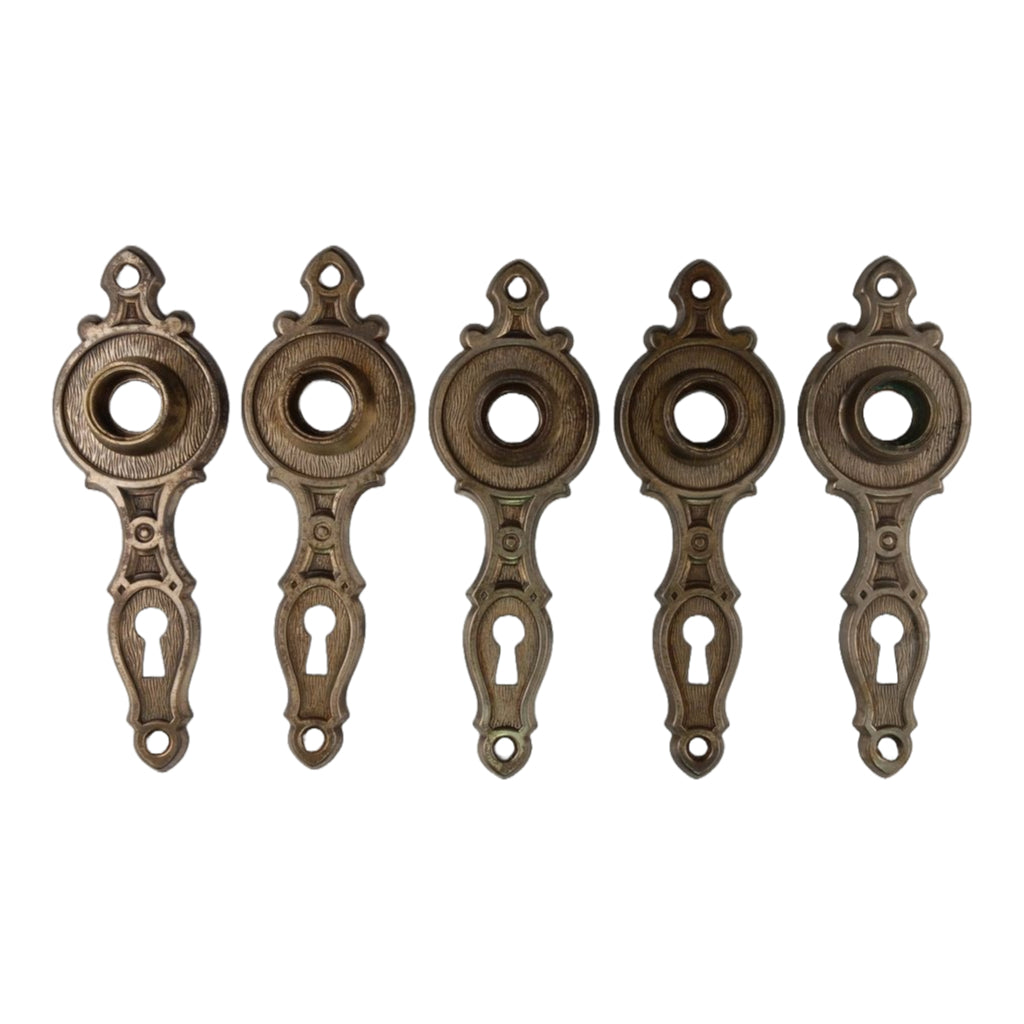 Yale Derbian Door Plate- Nickel image 3