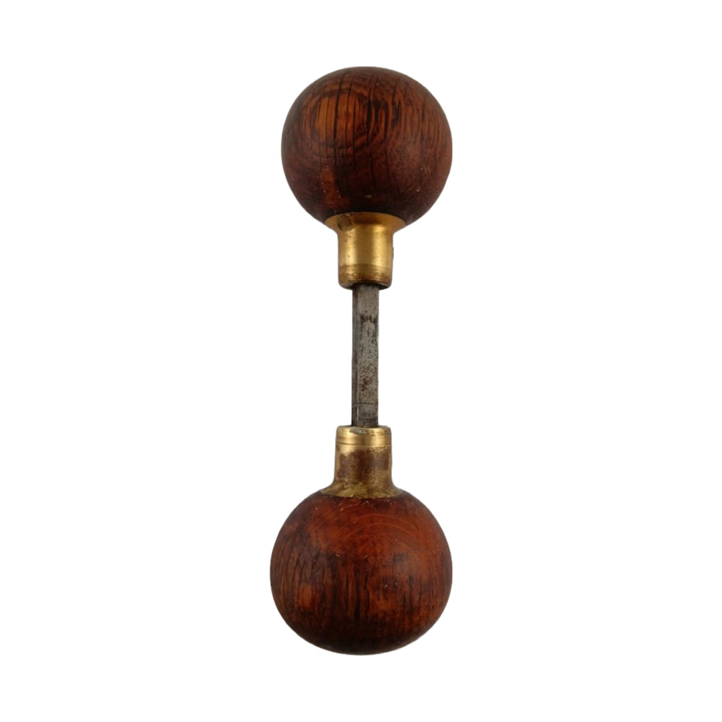 Round Wood Doorknob Set image 3