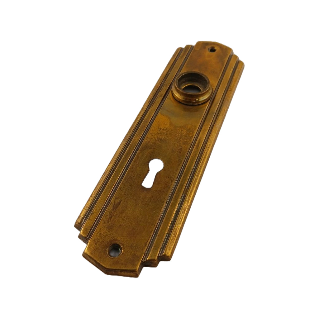 Yale Dixon Door Plate Brass image 1