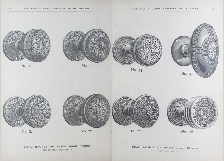 Yale & Towne Rice Doorknob image 3