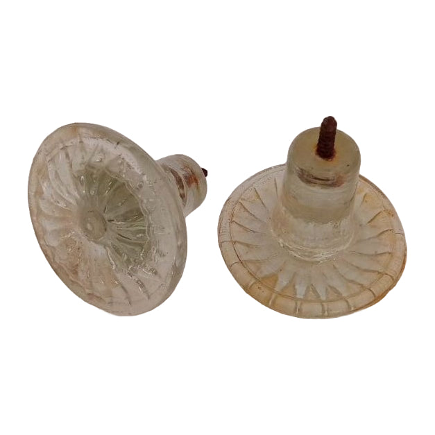Glass Sunflower Curtain Tiebacks Pair image 1
