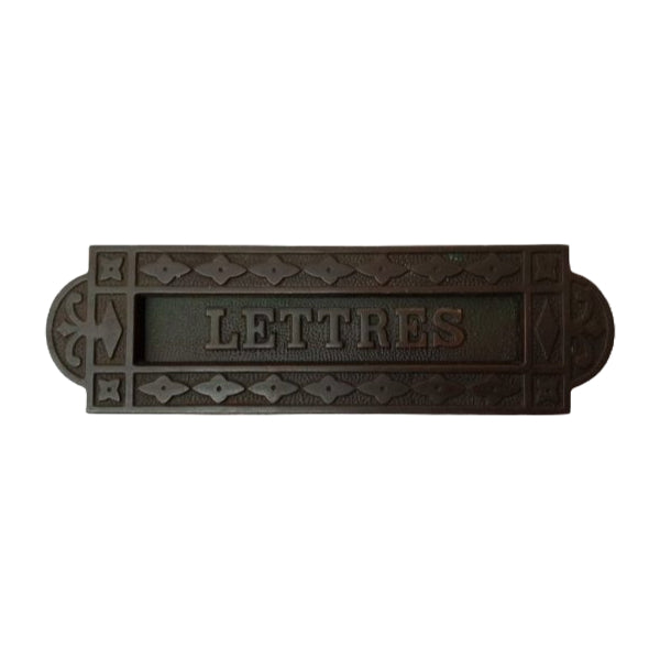 French Bronze Mail Slot image 0