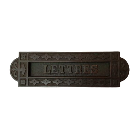 French Bronze Mail Slot image 0