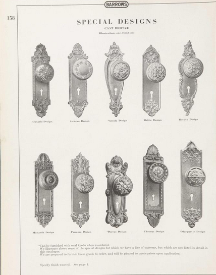 Barrows Marquette/Fountaine Doorknob
