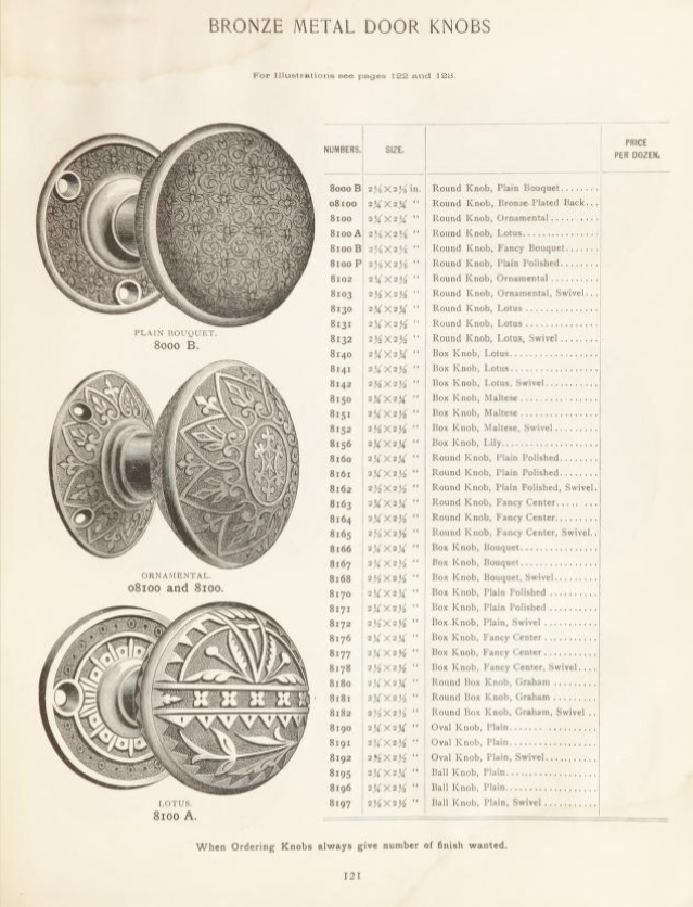 Brittan Graham & Mathes Ornamental Doorknob