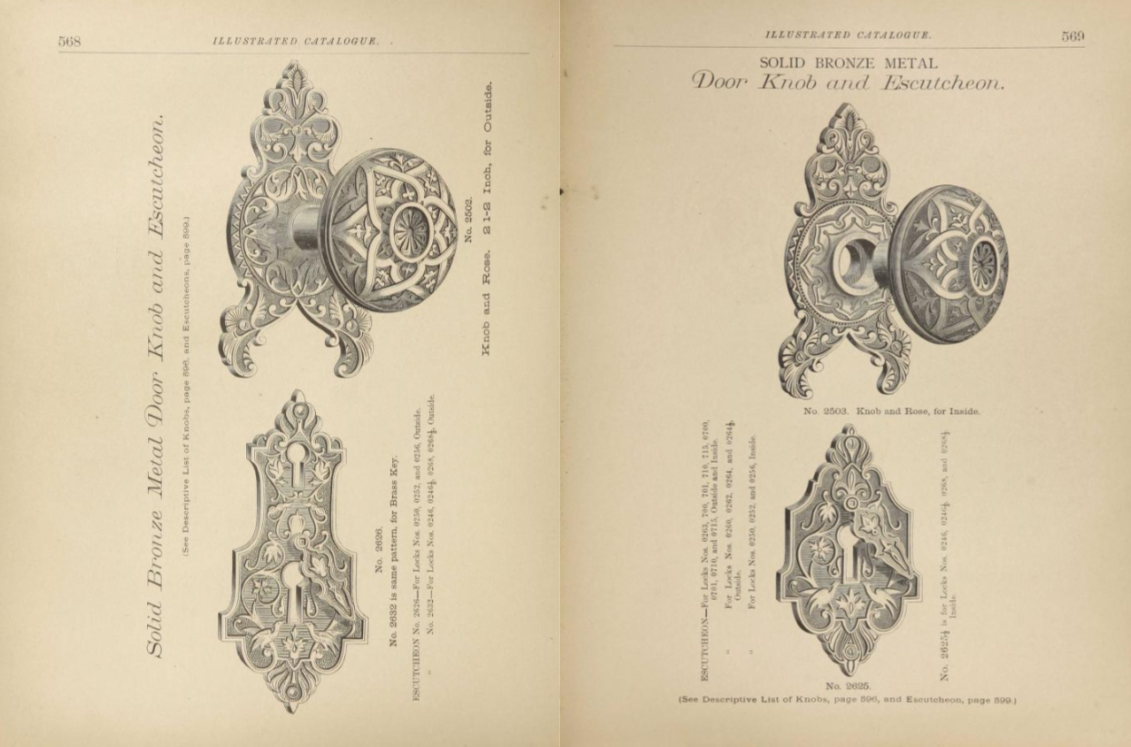 Corbin Arabesque Doorknob