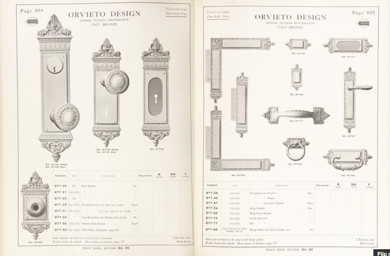 Corbin Orvieto Doorknob