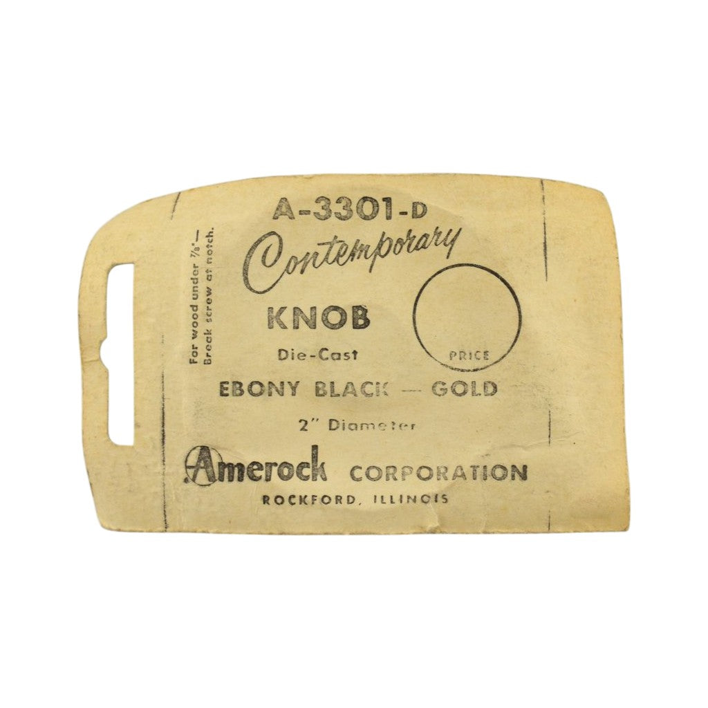NOS Mid Century Amerock Contemporary Knob