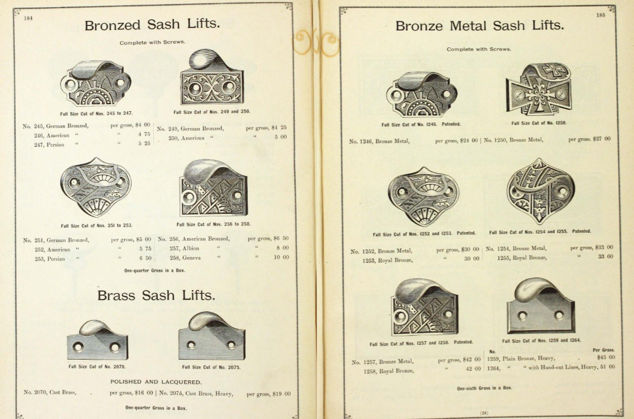 Reading 1885 Window Sash Lift