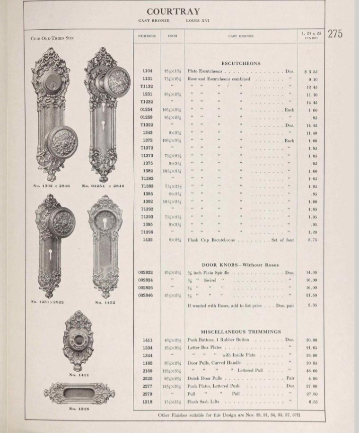 Reading Courtray Doorknob