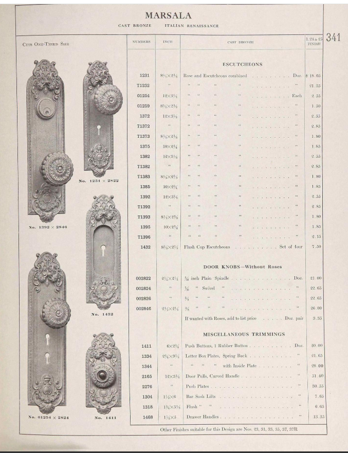 Reading Marsala Doorknob