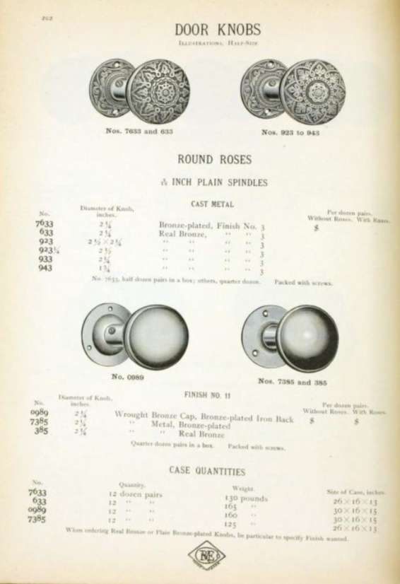 Russell & Erwin 1896 Doorknob