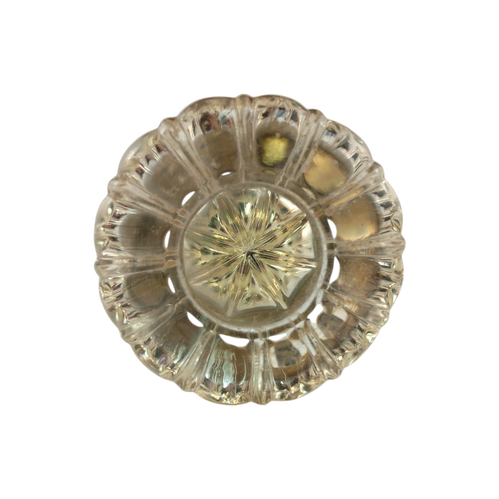Russell and Erwin 1909 Round Type Glass Doorknob Set