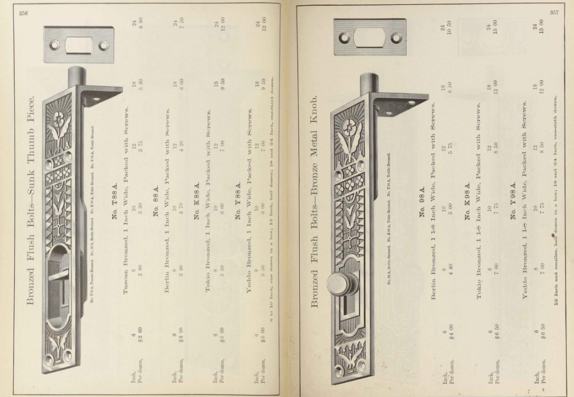 Sargent 1888 Flush Bolt