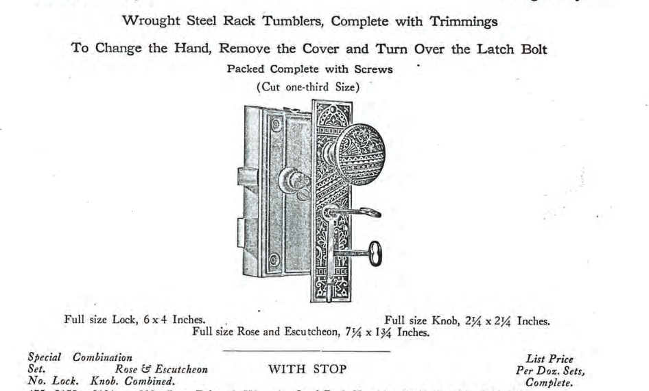 Trenton/Skillman Cast Iron Doorknob