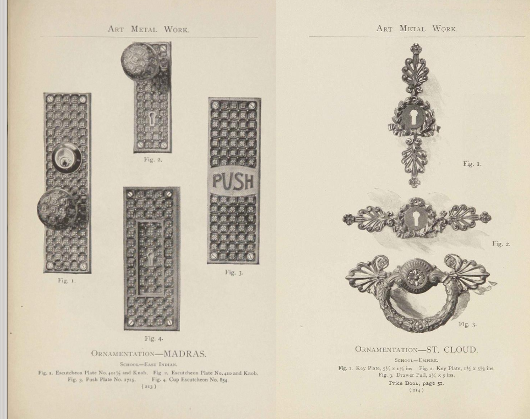 Yale Madras Door Plate