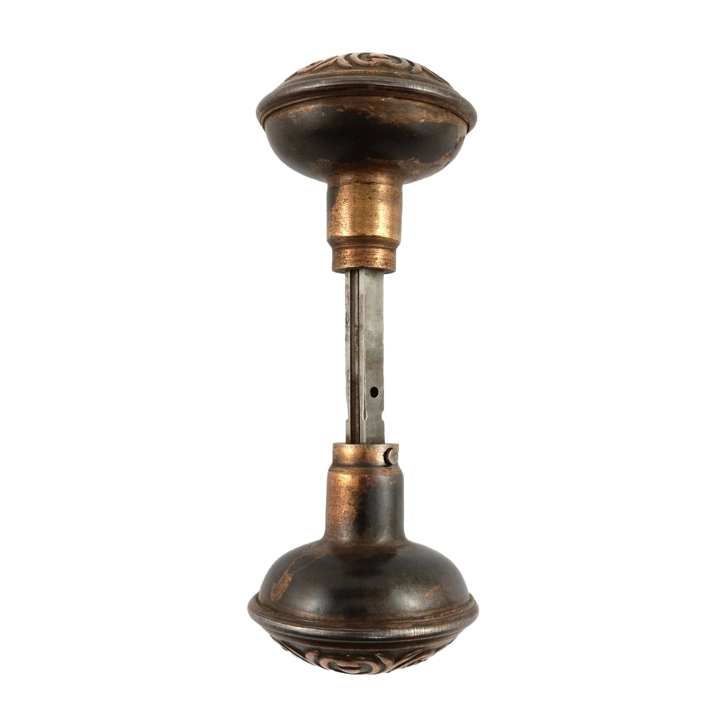Yale & Town Florian Doorknob Set Bronze Finish