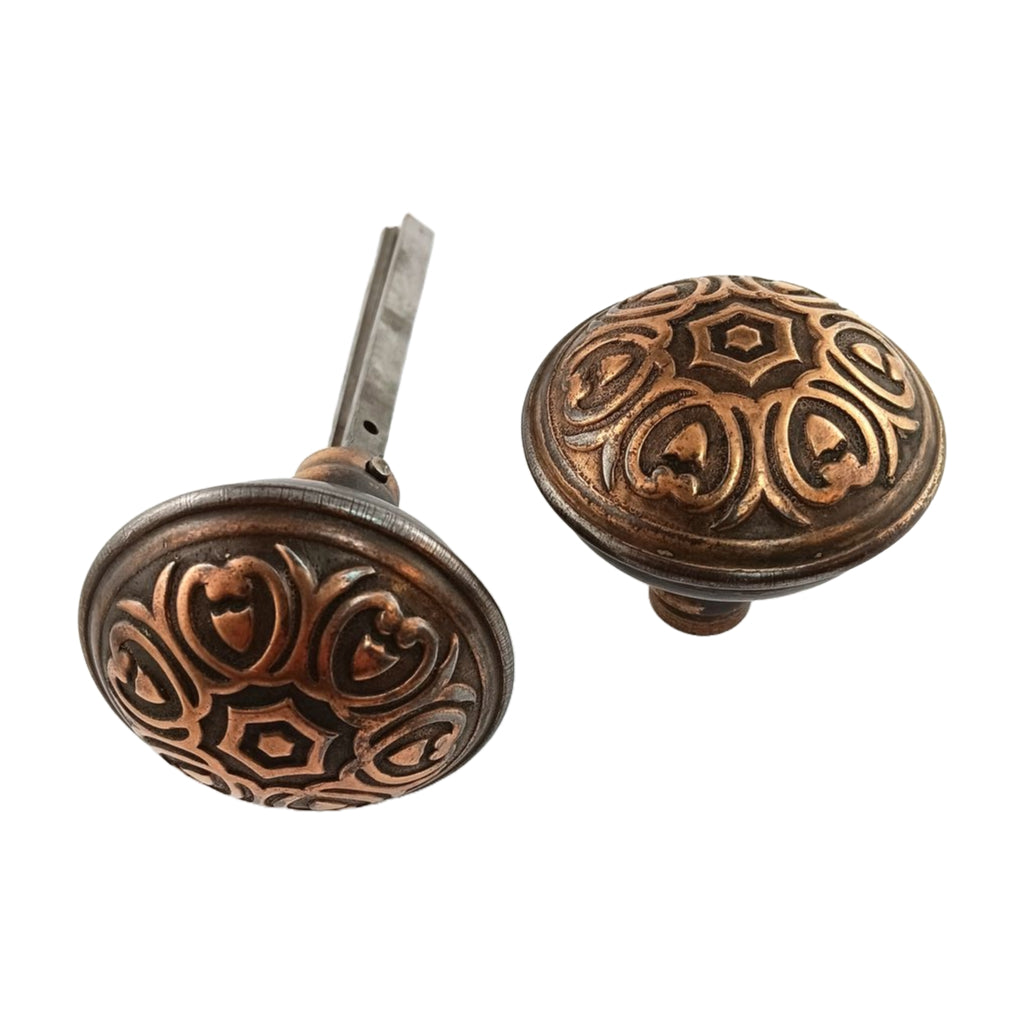 Yale & Town Florian Doorknob Set Bronze Finish