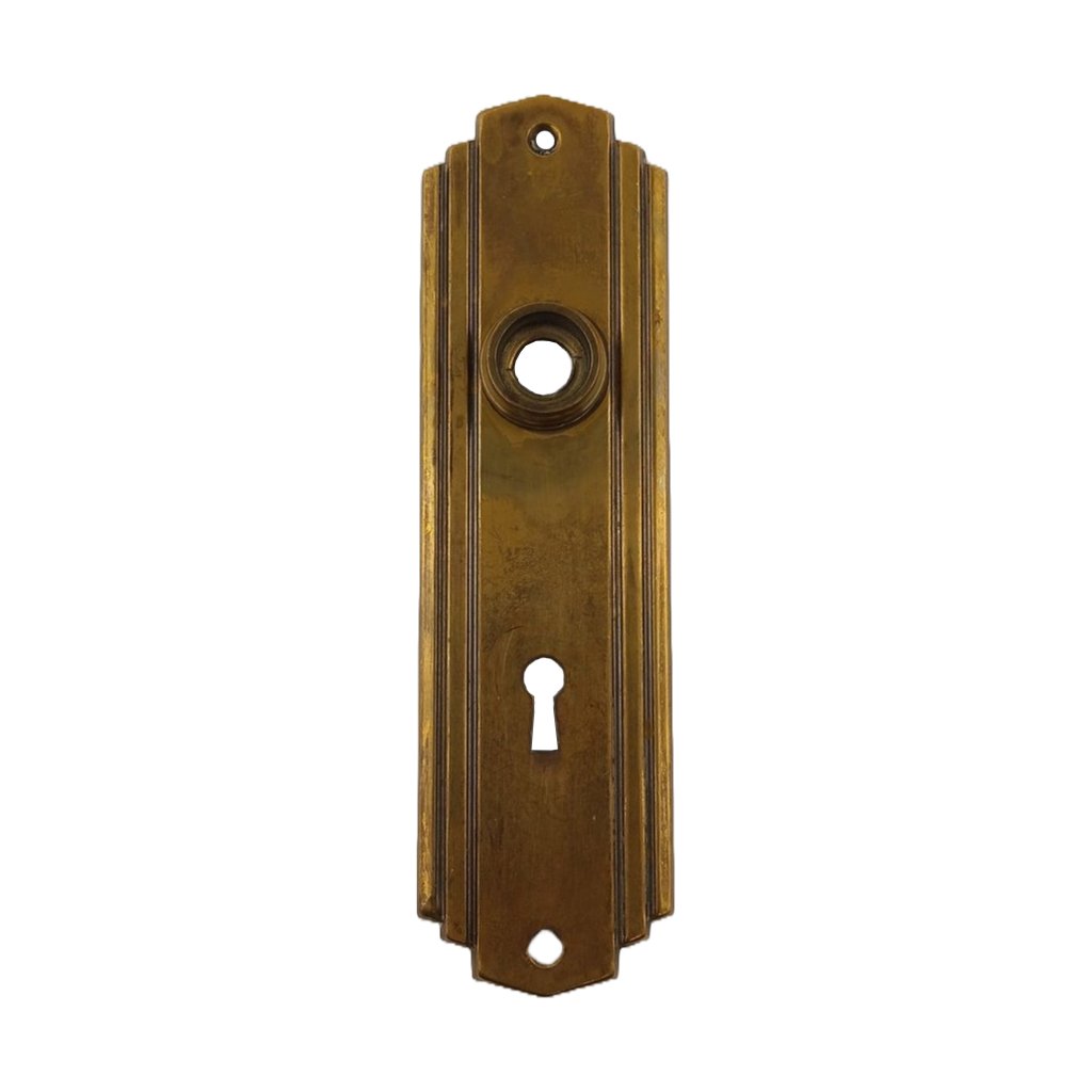 Yale Dixon Door Plate Brass image 0
