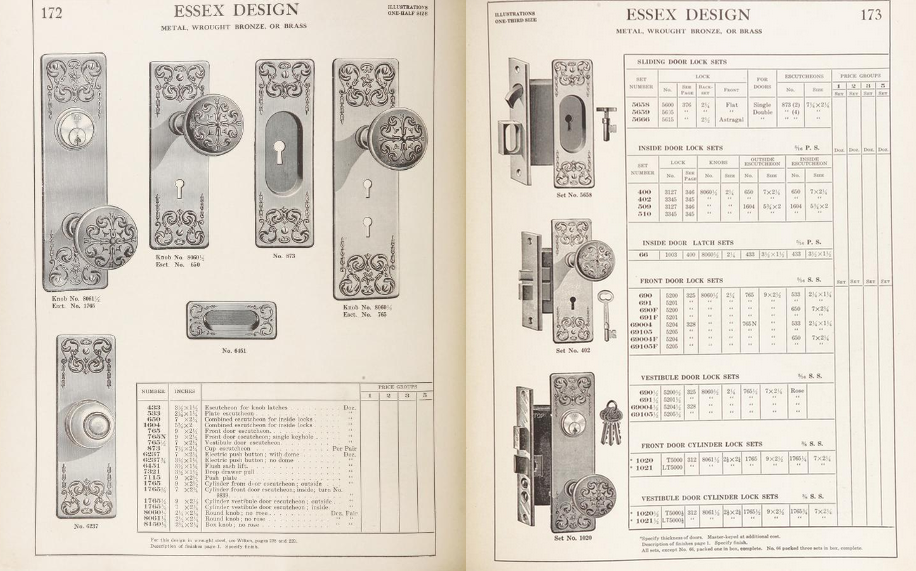 Lockwood Essex Door Plate image 1