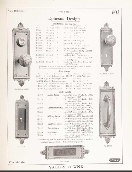Yale Ephesus Doorknob image 2