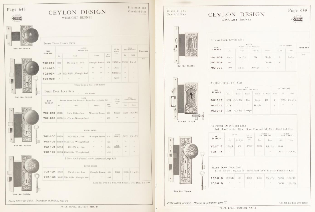 Corbin Ceylon Door Set image 4