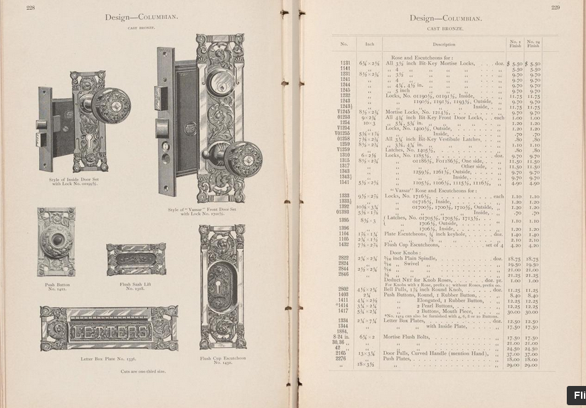 Reading Columbian Doorknob image 3