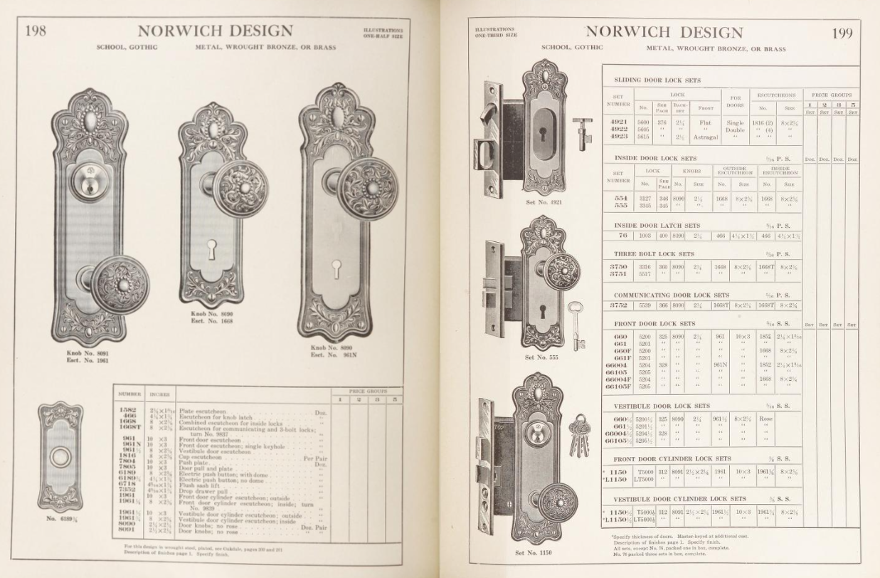 Lockwood Norwich Door Plate image 3
