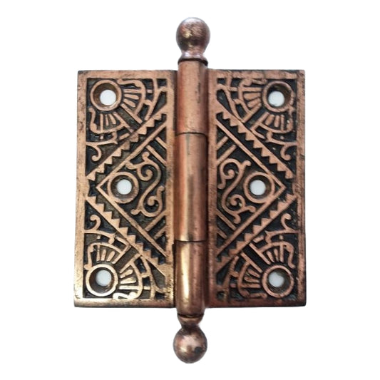 Decorative Bronze Plated Door Butt Hinge image 0
