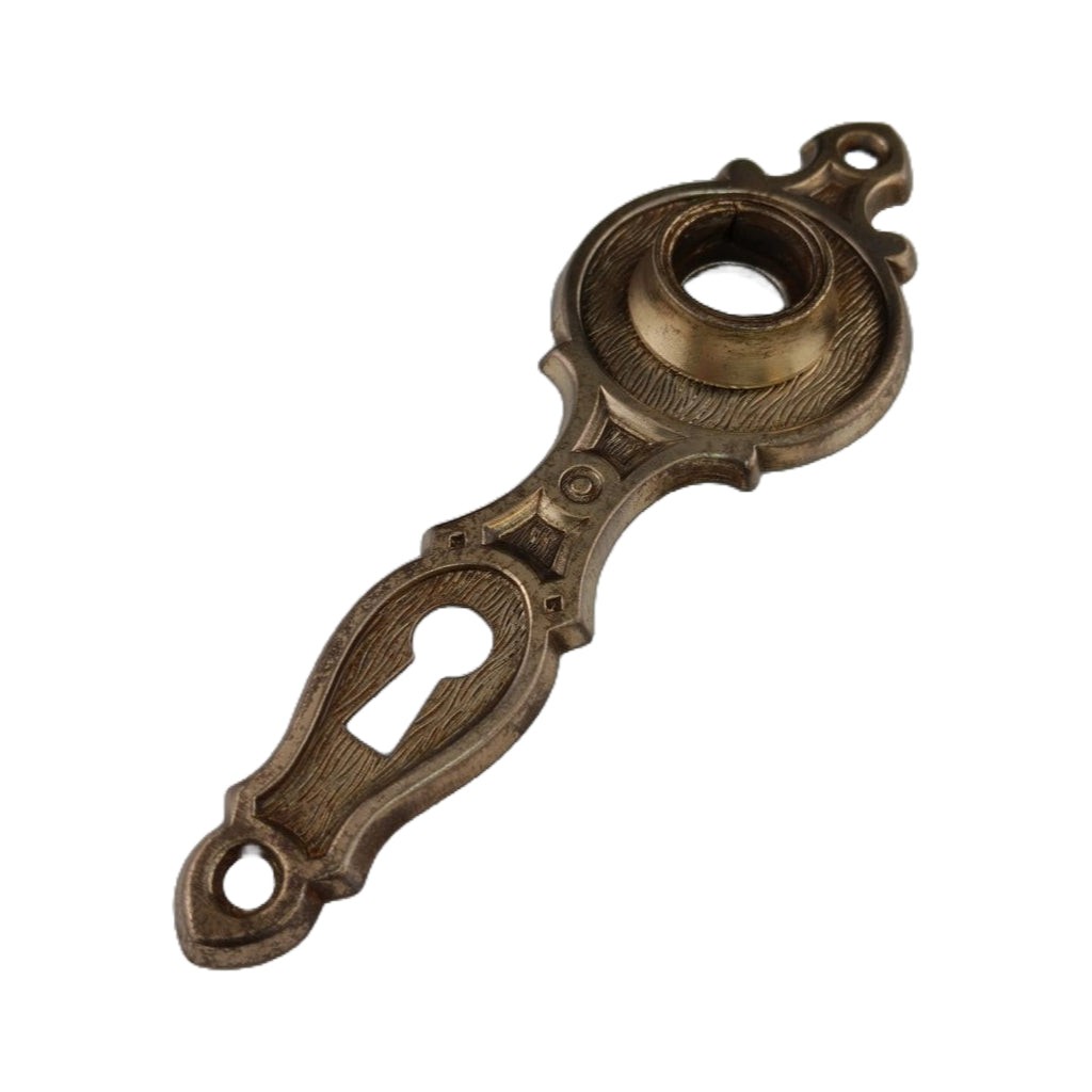 Yale Derbian Door Plate- Nickel image 1