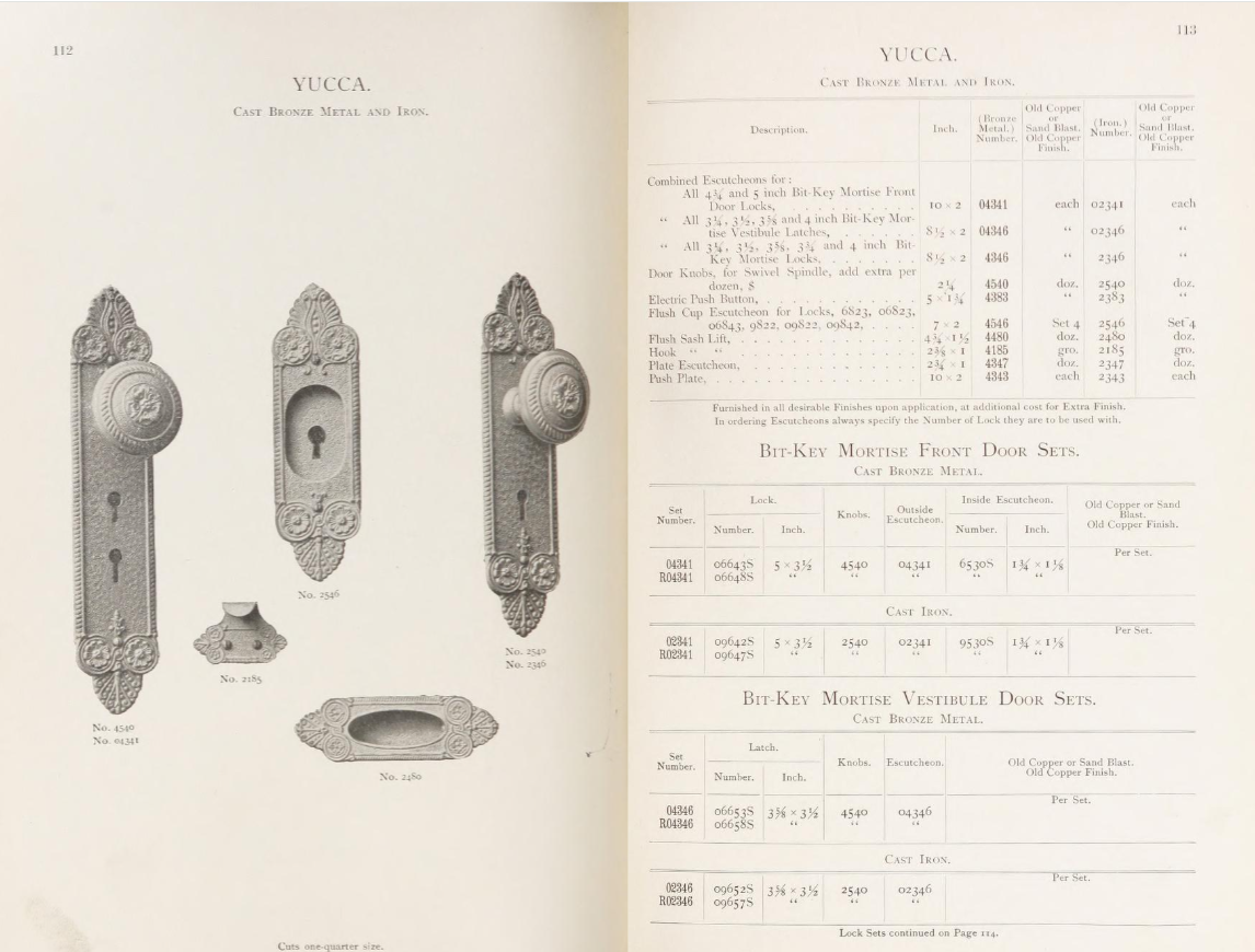 Penn Yucca Door Plate image 3
