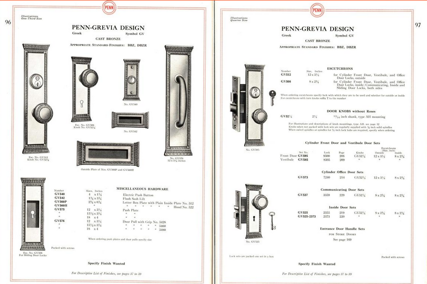 Penn Grevia Pocket Door Plate image 2