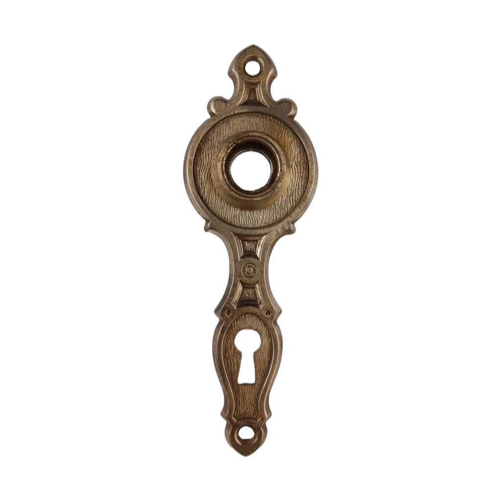 Yale Derbian Door Plate- Nickel image 0