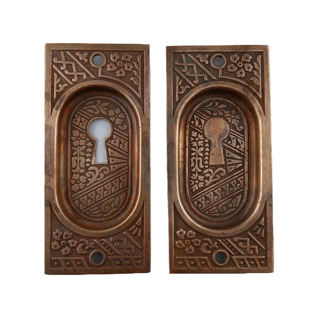 Corbin Ceylon Pocket Door Plates image 0