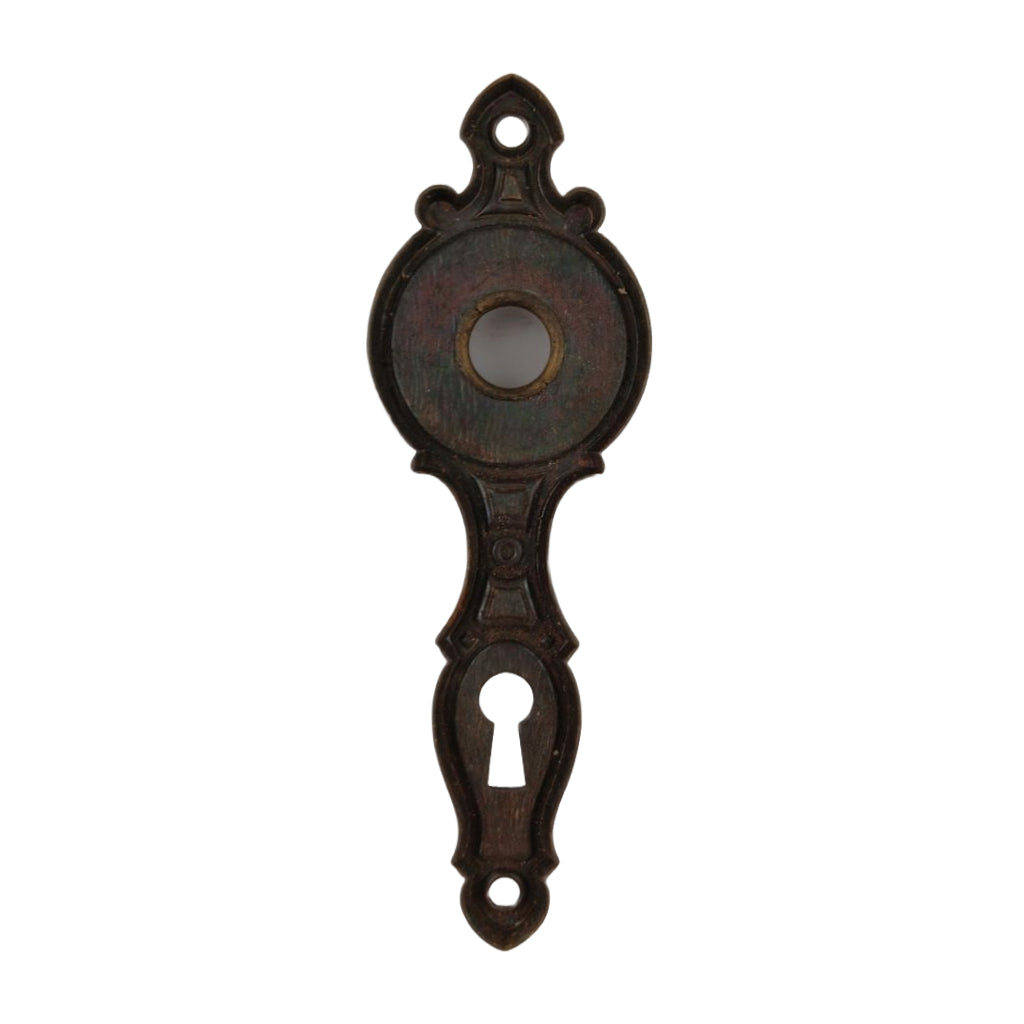 Yale Derbian Door Plate- Brass image 2