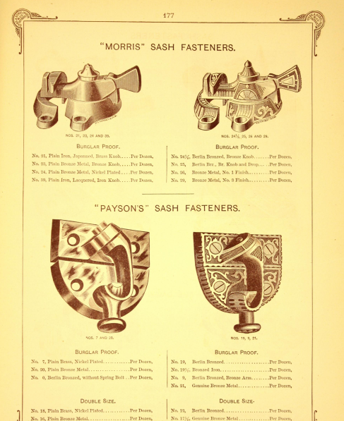Payson's Window Sash Fastener image 4