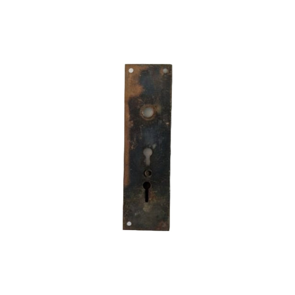 FC Linde Door Plate Double Keyhole image 1