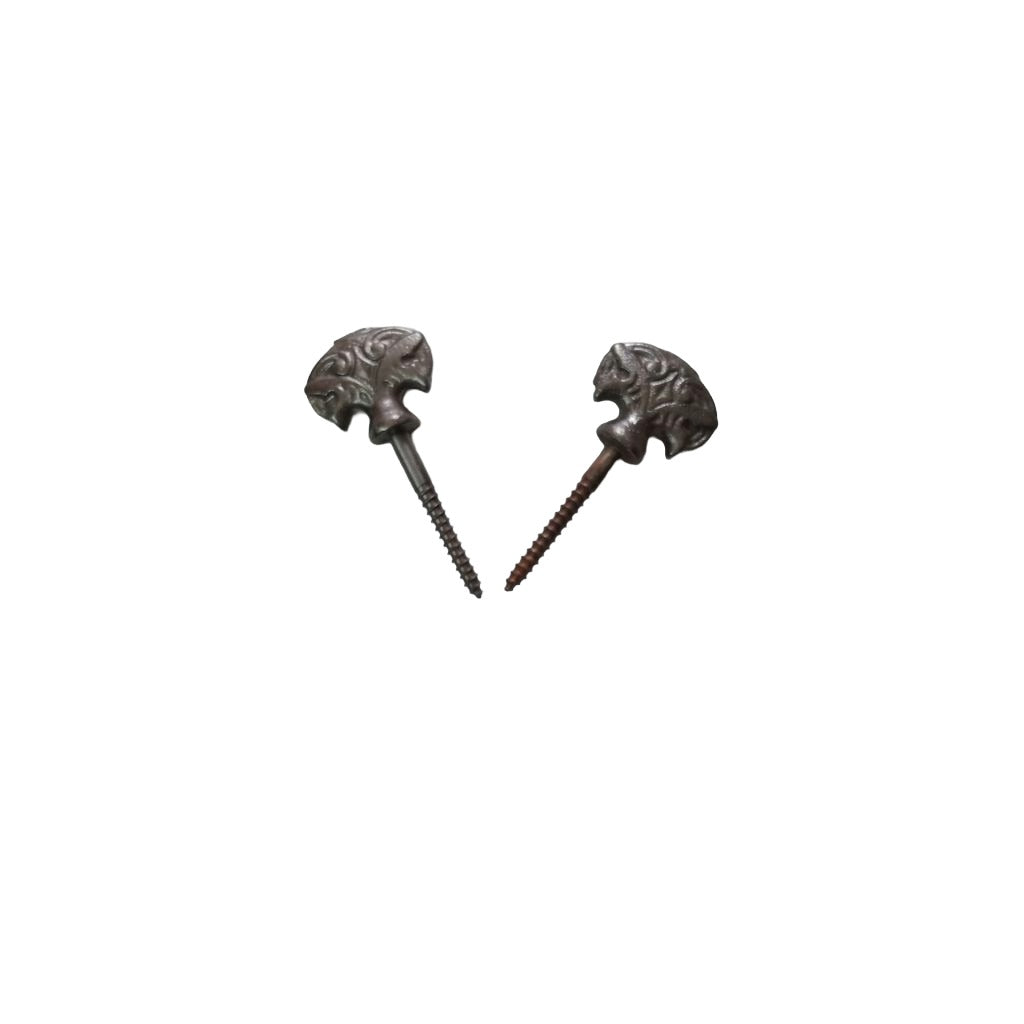 Antique Cheval Mirror Bolt Pair