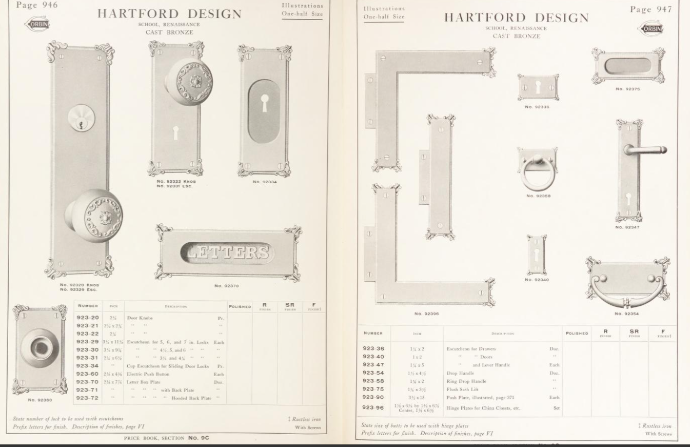 Corbin Hartford Doorknob